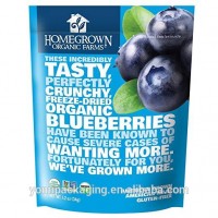 Food grade Recycle printed logo freeze dried fruit pouch bag for strawberry,Raspberries,blueberries