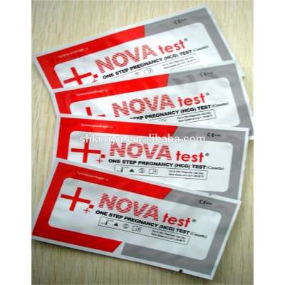 urine pregnancy test strip packaging bags